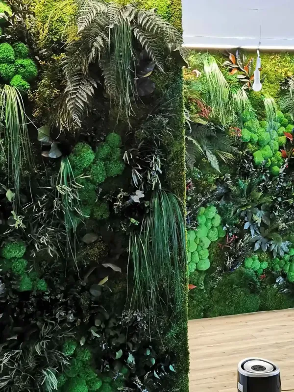 Roślinne Ściany Naturalna Dekoracja